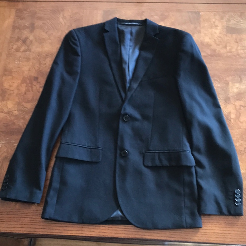 Men's H & M Slim Fit,  34R Classic Black Blazer, Sport Coat